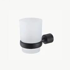 GRIF. PEIRANO- PORTA VASO Y CEPILLO LINEA FABRIC BLACK