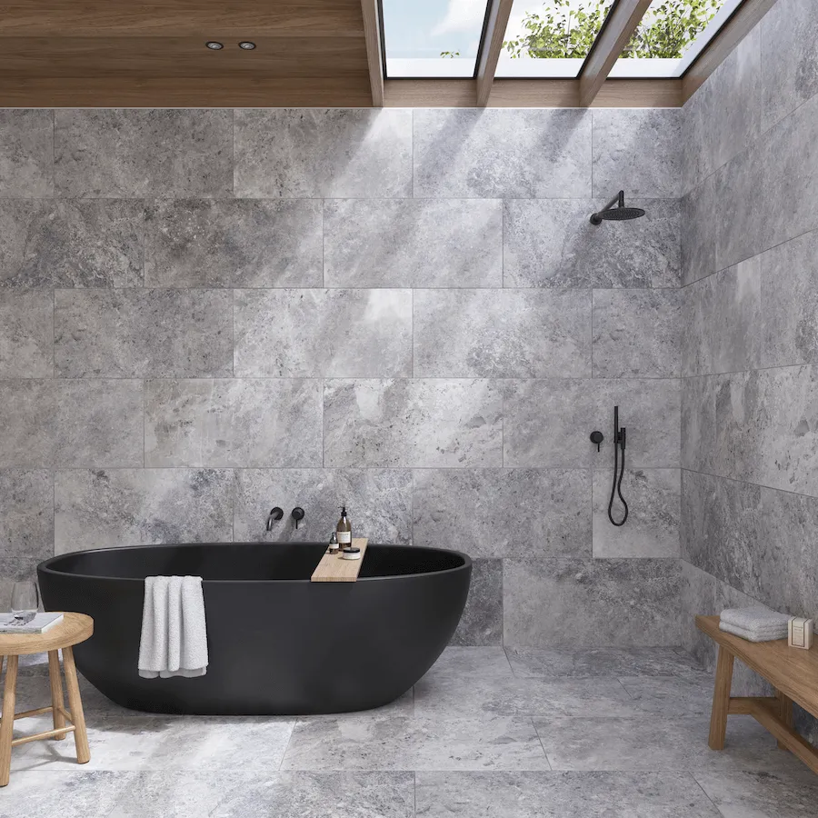 ILVA- PORC. MARMOL TUNDRA GREY 45x90 cj. 1.22