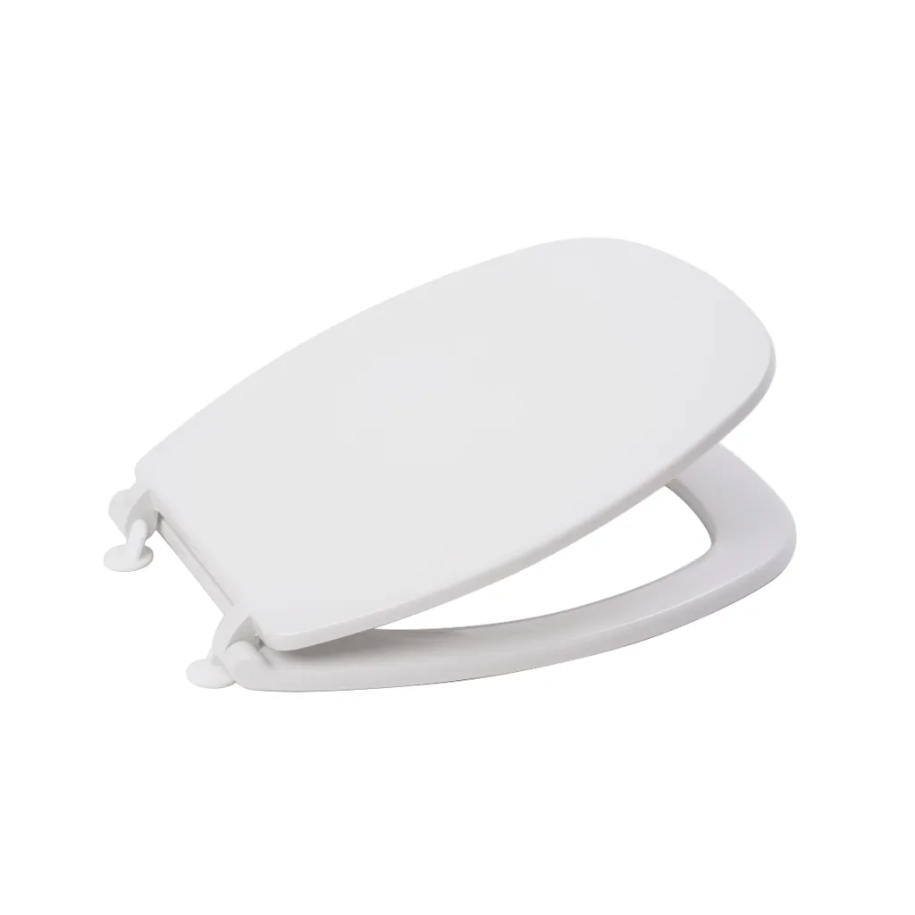 Asiento Inodoro Roca Mónaco blanco con herrajes de nylon