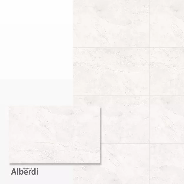 Cerámico Alberdi Ankara Blanco 28x45 - Caja 2.02m