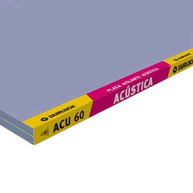 DURLOCK PLACA DUR ACUSTICA 12.5MM 1.20X2.40