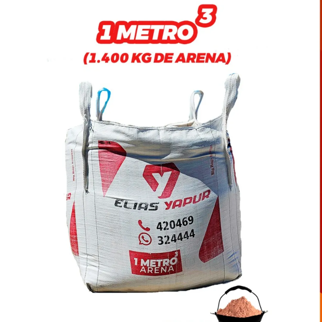 ARENA FINA DEL RIO PARANA x M3 = 1.4 TN - EN BIG BAG