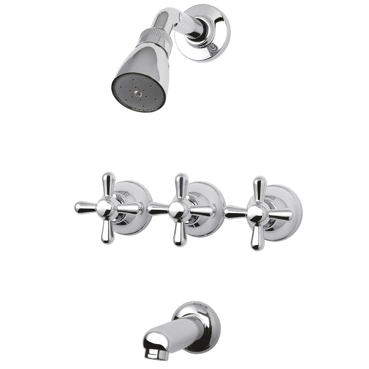 Peirano Ares Ducha Embutir c/ Transferencia Blanco/Cromo