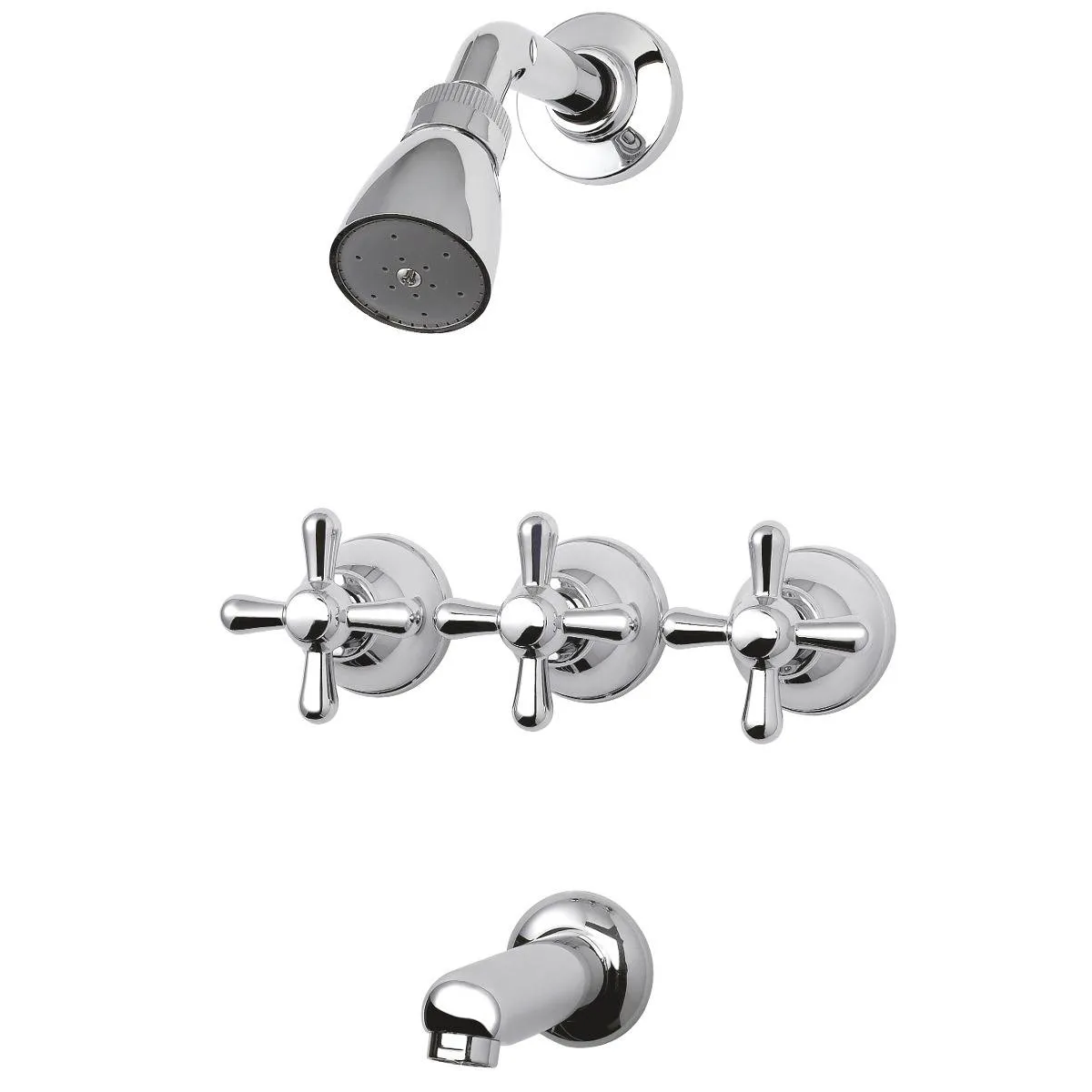 Peirano Ares Ducha Embutir c/ Transferencia Cromado