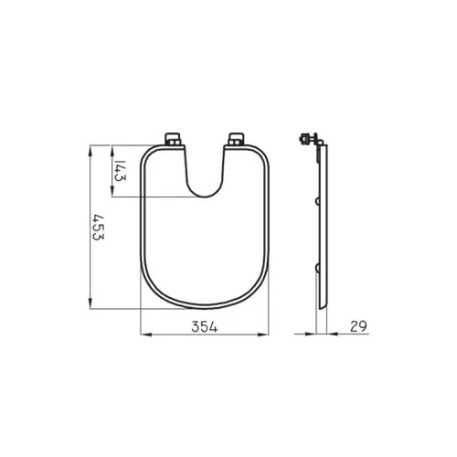 Tapa para Bidet de Colgar Ferrum Bari Blanca de Plástico