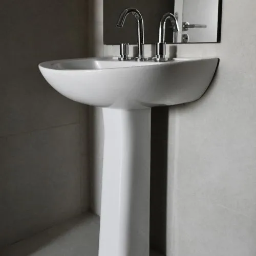 Columna para Lavatorio Ferrum Bari Blanca