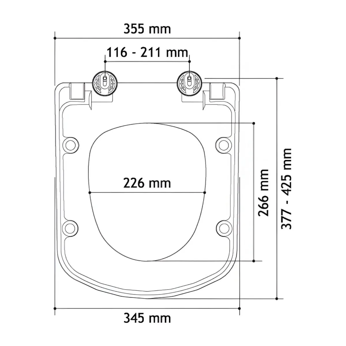 Tapa y Asiento para inodoro Roca Hall Blanco con caída Amortiguada