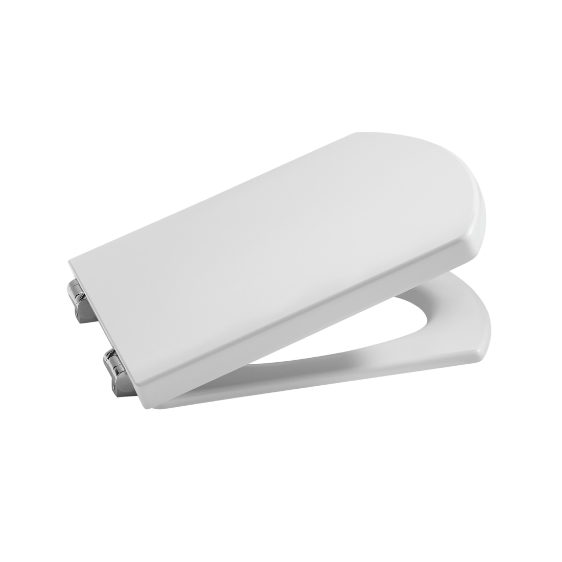 Asiento y tapa para inodoro suspendido Roca Hall Blanco