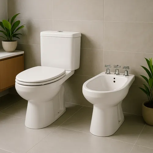 Bidet Roca Mónaco Blanco 3 agujeros
