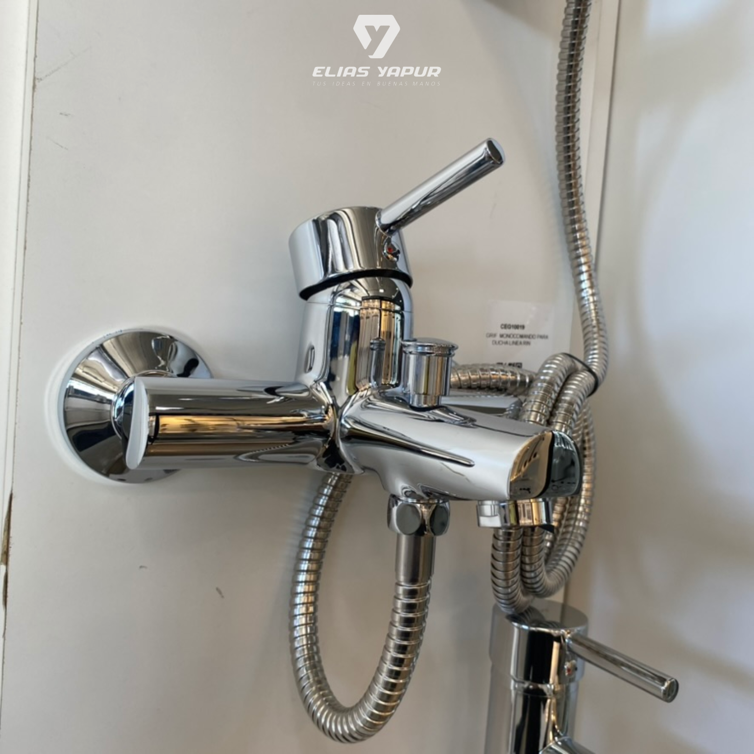 Griferia Monocomando para Ducha Linea Rin
