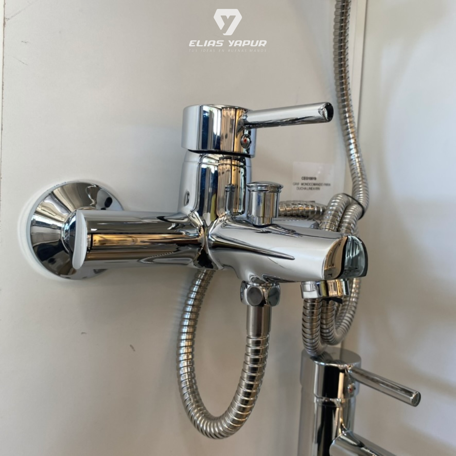 Griferia Monocomando para Ducha Linea Rin