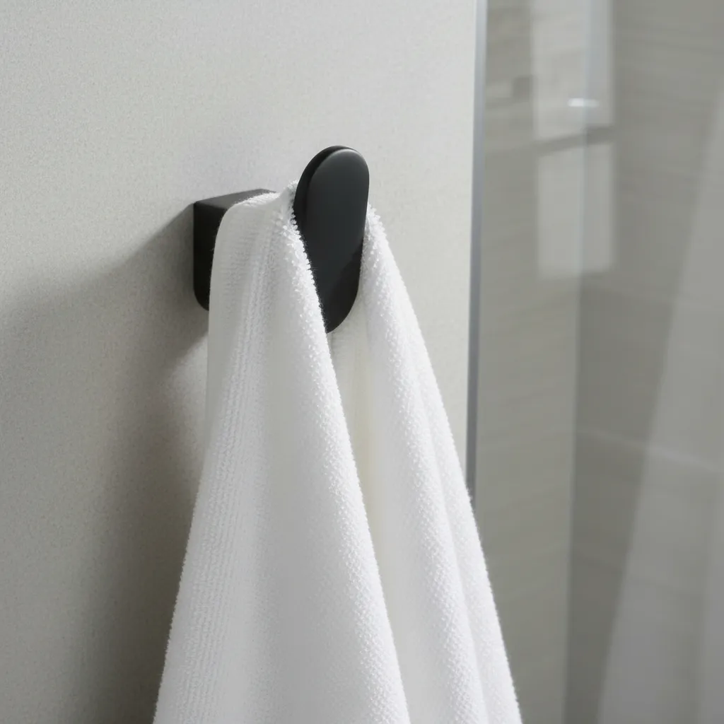 Percha Peirano Soria Black Negro Mate