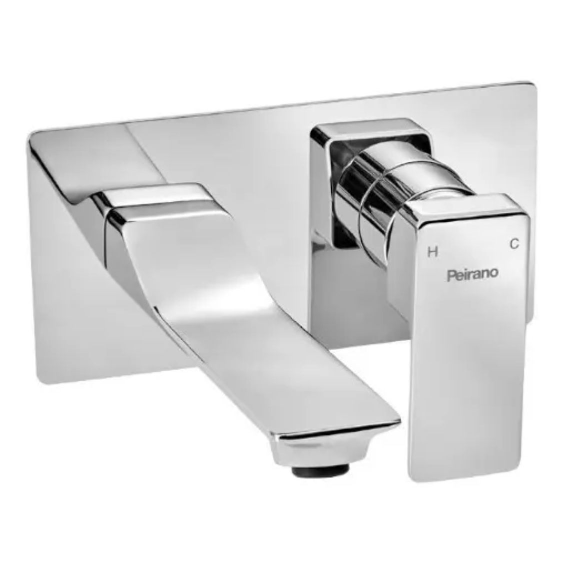 Grifería Peirano Soria Monocomando Lavatorio de Pared Embutir Cromado