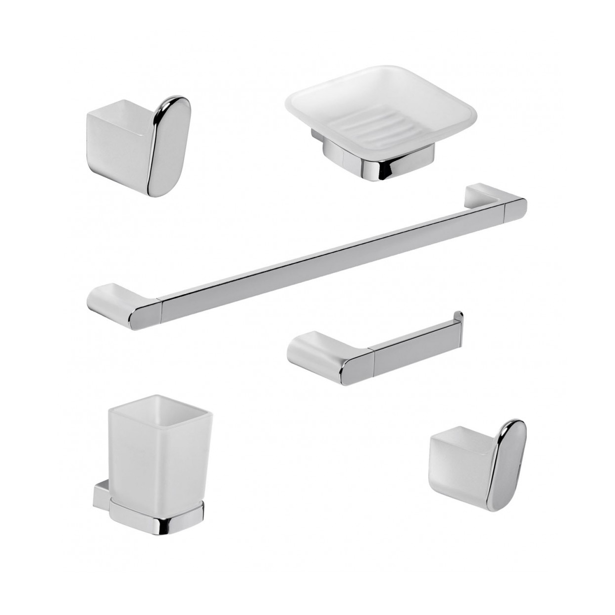Kit de Accesorios para Baño Peirano Soria 6 Piezas