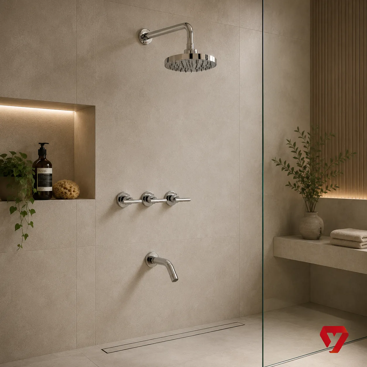 Grifería para Ducha Peirano Mallorca Cromada