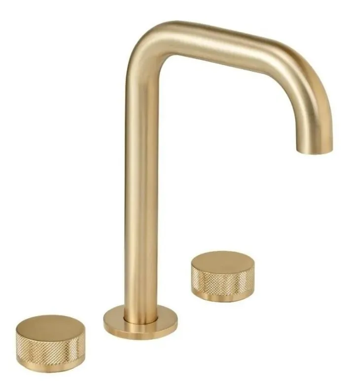 Grifería Peirano Fabric Gold para Lavatorio