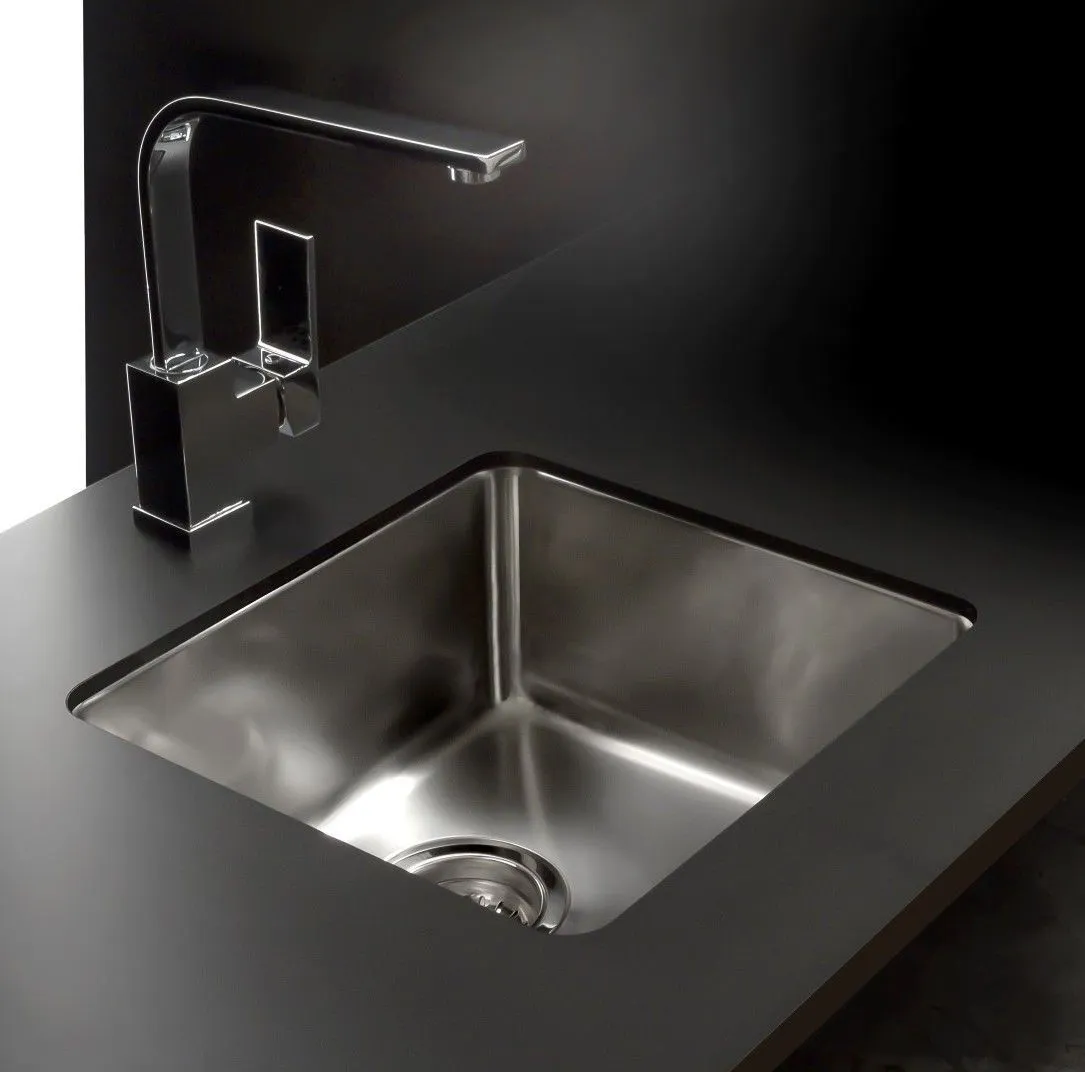 JOHNSON-Q37 BACHA SIMPLE A.INOX.304 (37X34X17.5)